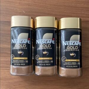 Nescafé Gold Espresso Blonde Coffee 3 Jars